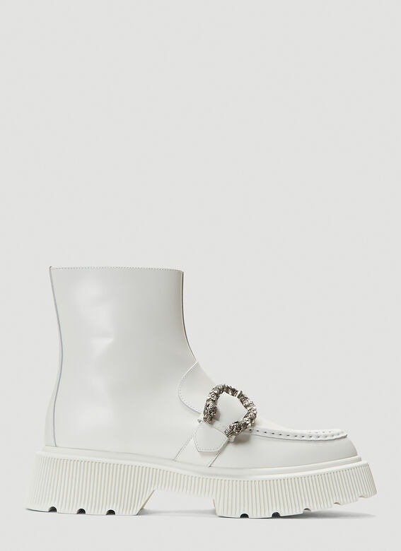 Hunder Boots in White