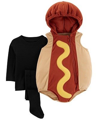 Little Hot Dog Costume Set, 3 Piece