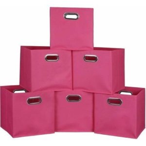 Niche Cubo Foldable Fabric Storage Bin, Set of 6