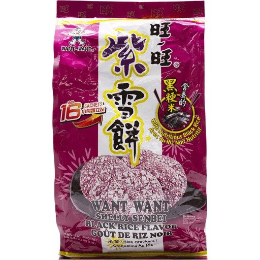 Want-Want Black-Rice Rice Cracker
