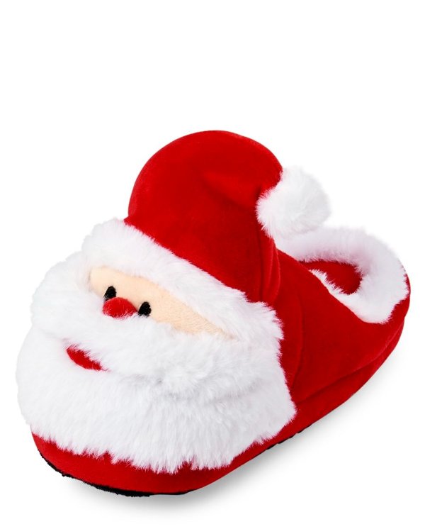 Unisex Kids Matching Family Christmas Santa Slippers
