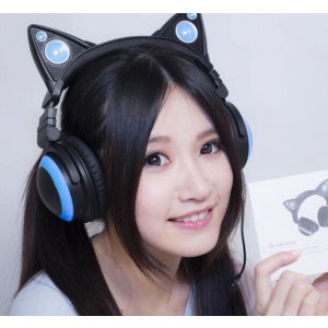 酷炫卖萌猫耳耳机