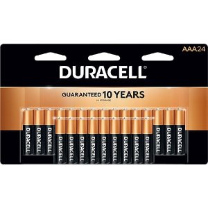 Duracell Coppertop AAA Alkaline Batteries, 24/Pack