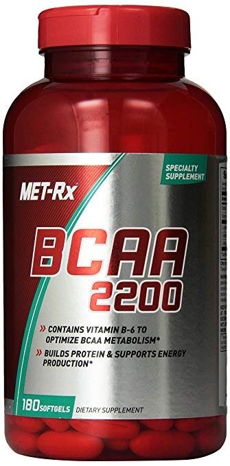 MET Rx BCAA 2200补充剂 180粒