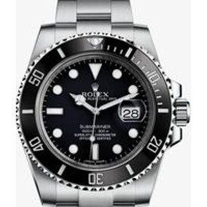 Rolex Submariner Black Dial Ceramic Bezel Steel Mens Watch 116610LN