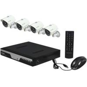 Zmodo 8-Channel DVR 4-Camera Security System, model no. KDC8-YARUZ4ZN