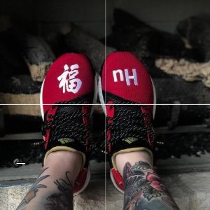 adidas Solar Hu CNY特别版运动鞋