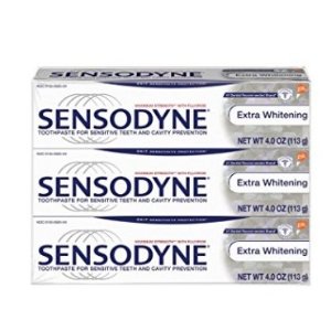 Sensodyne 抗敏感美白牙膏 4盎司 x 3支 牙医推荐