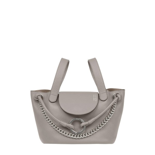 Linked Thela Mini Taupe Grey Cross Body Bag for Women