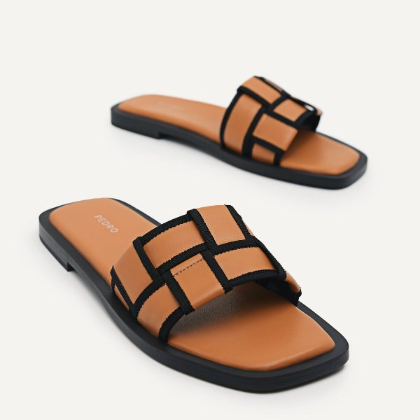 Woven Sandals - Camel