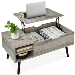 Best Choice Products Wooden Mid-Century Modern Lift Top Coffee Table