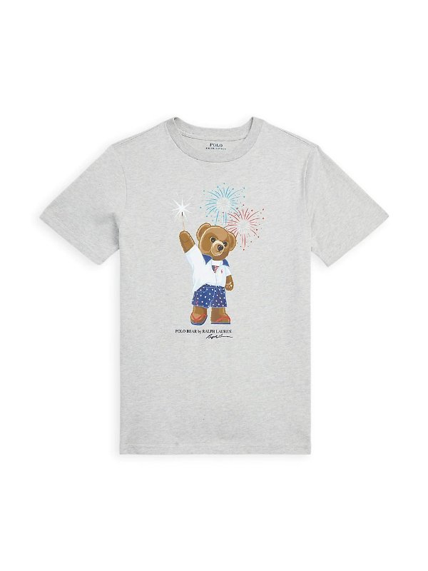 Happy 4th Polo Bear 男童、大童T恤