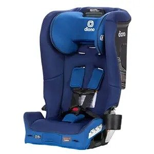 Radian 3R SafePlus, All-in-One Convertible Car Seat, Rear and Forward Facing, SafePlus Engineering, 10 Years 1 Car Seat, Slim Fit 3 Across, Blue Sky
