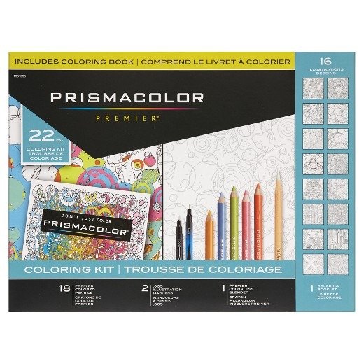 Prismacolor Premier Coloring Book Kit 22pc