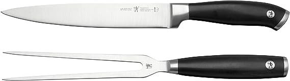 Forged Elite Razor-Sharp 2-Piece Carving Knife Set, German Engineered Informed by 100+ Years of Mastery