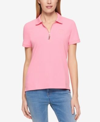 Tommy Hilfiger Zip-Up Polo Top, Created for Macy's