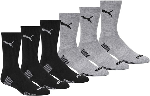 Men's 6 Pack Crew Socks