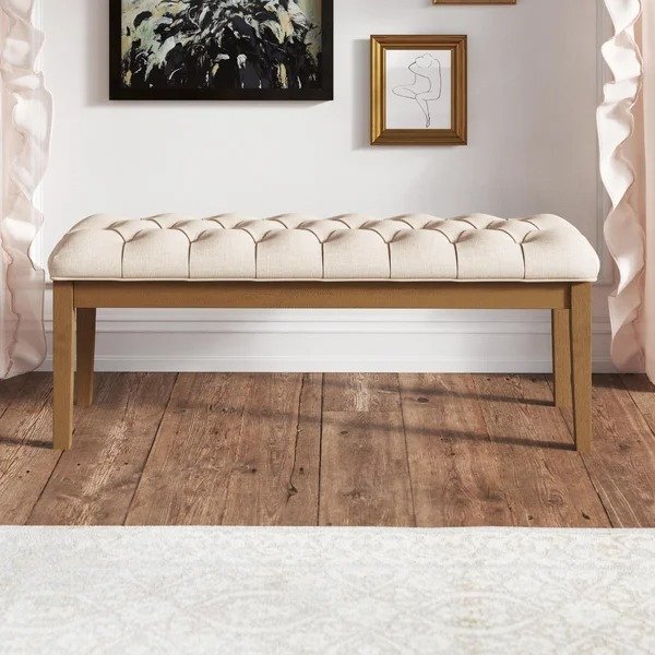 Rae Upholstered BenchRae Upholstered BenchRatings & ReviewsCustomer PhotosQuestions & AnswersShipping & ReturnsMore to Explore