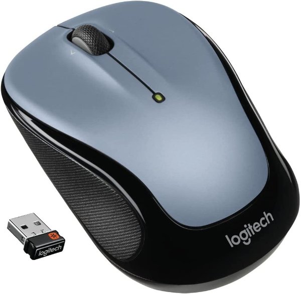 Wireless Mouse M325 with Designed-For-Web Scrolling - Light Silver