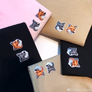Maison Kitsune  清新美衣热卖 小狐狸T恤$70,狐狸帆布包$55