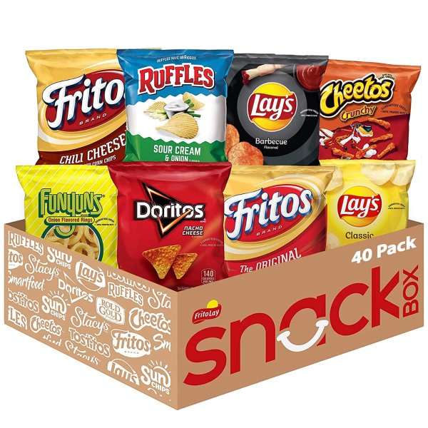 Frito-Lay 多品牌多口味零食礼盒40包 节日派对款
