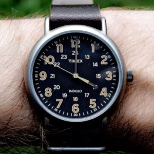 Timex Weekender Oversized Vintage-Style Watch