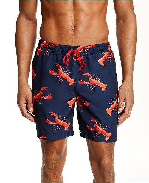 Men's Lobster 7" Swim Trunks, Created for Macy's