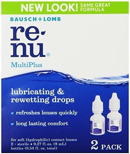 Bausch + Lomb博士伦 隐形眼镜润滑液 0.27oz 2瓶