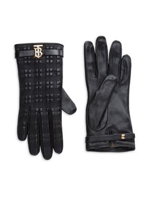 Textured Leather Gloves