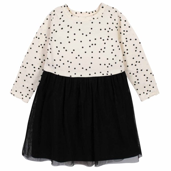 ® Toddler Girls Dotted Tulle Dress