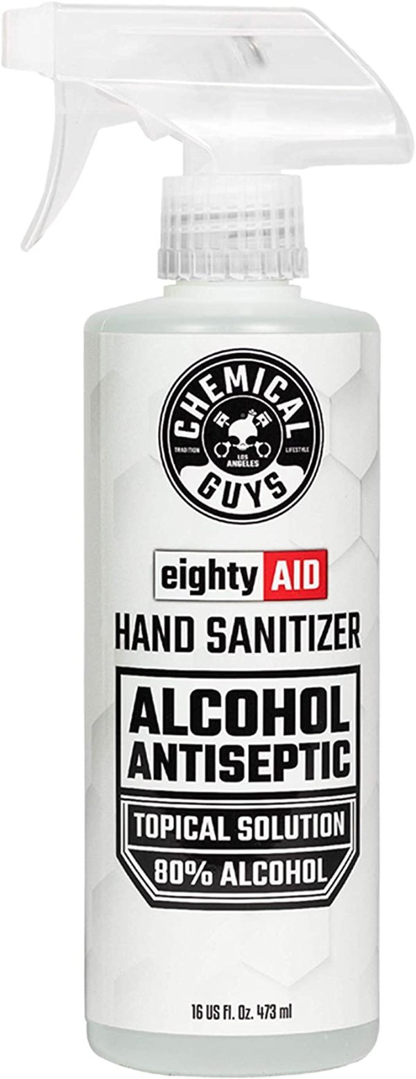 HYG10016 Alcohol Antiseptic 80% Topical Solution Hand Sanitizer (16 oz), 16. Fluid Ounces