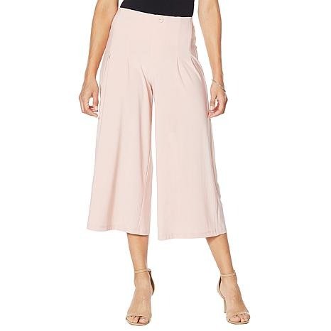 Tummy Smoothing Culotte Palazzo Pant - 9411252 | HSN
