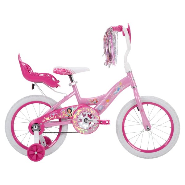 Princess Girls' 16" Sidewalk Bike with Training-Wheels by Huffy , Pink
