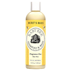 3瓶 Burt's Bees Baby Bee 原版无泪婴儿洗发/沐浴液(12盎司装)