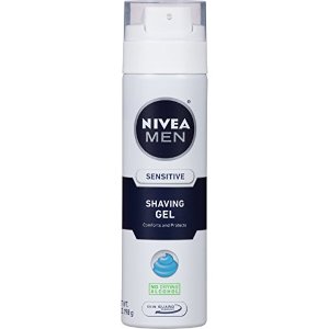 NIVEA FOR MEN Sensitive, Shaving Gel 7 oz (Pack of 3)