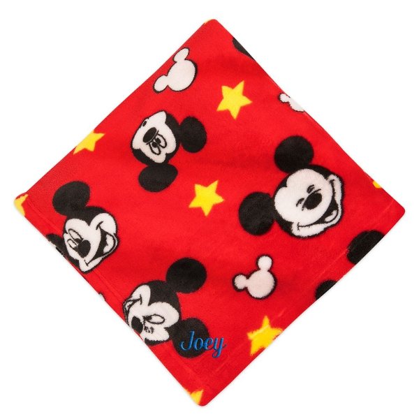 Mickey Mouse Fleece Throw - Personalized | shopDisney