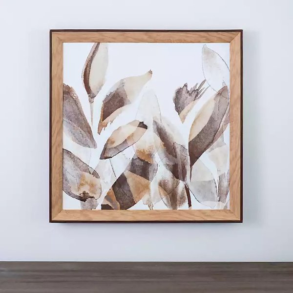 20% OFF* New! Sepia Dry Leaves II Framed Art Print