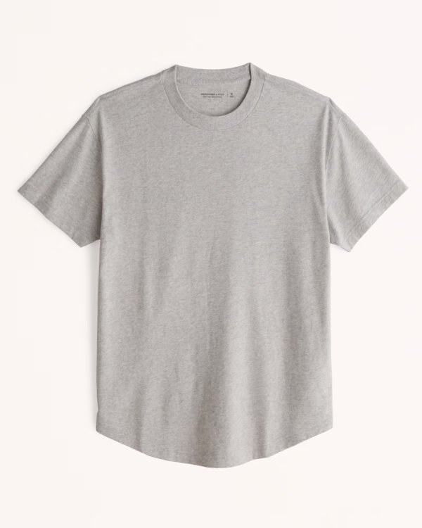 Men's Essential Curved Hem Tee | Men's Up To 25% Off Select Styles | Abercrombie.com