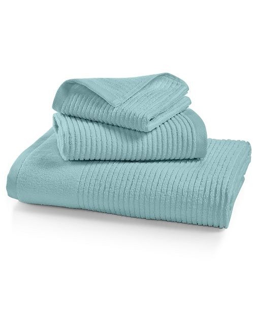 Quick Dry Reversible Wash Towel, Created for Macy's
