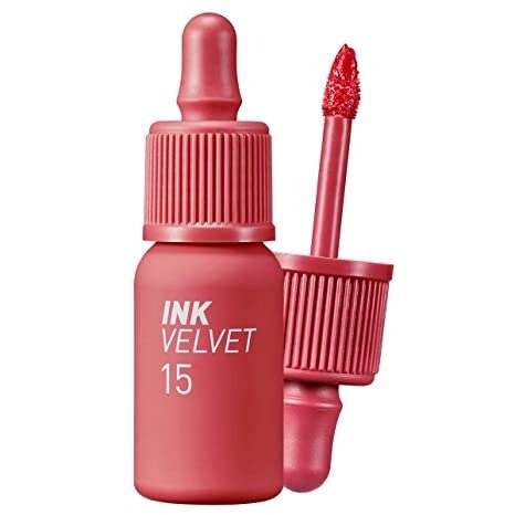 Ink the Velvet Lip Tint | High Pigment Color, Longwear, Weightless, Not Animal Tested, Gluten-Free, Paraben-Free | #015 BEAUTY PEAK ROSE, 0.14 fl oz