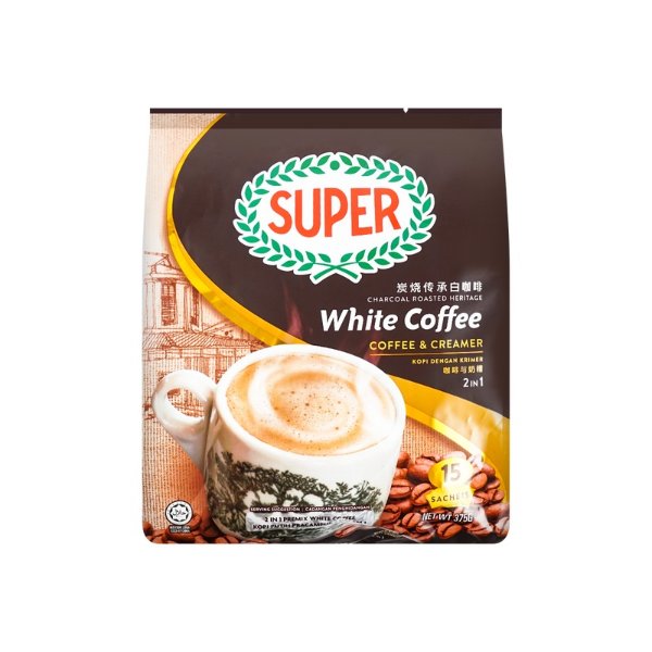 Super Charcoal Roasted Ipoh ( 2 in 1 )White Coffee