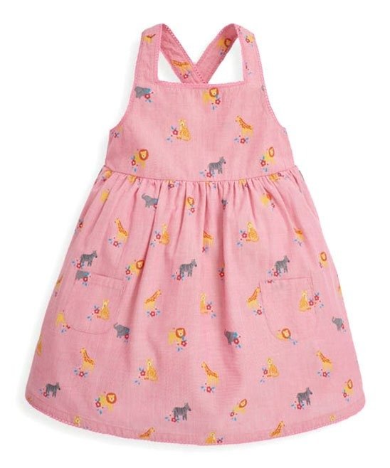 Pink Safari Summer Sleeveless A-Line Dress - Infant, Toddler & Girls