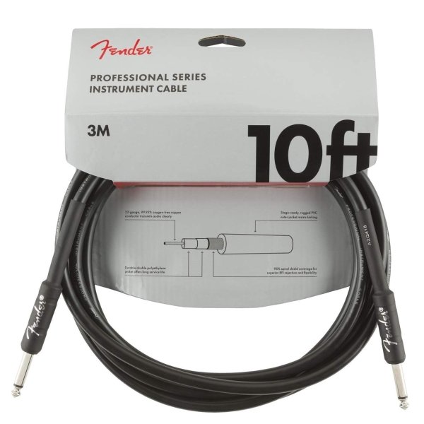 Fender Professional Series 乐器连接线 10ft