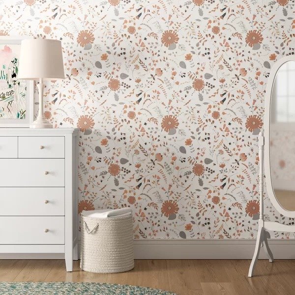 Alexis Removable Bohemian Flower 4.17' L x 25" W Peel and Stick Wallpaper RollAlexis Removable Bohemian Flower 4.17' L x 25" W Peel and Stick Wallpaper RollProduct OverviewRatings & ReviewsQuestions & AnswersShipping & ReturnsMore to Explore