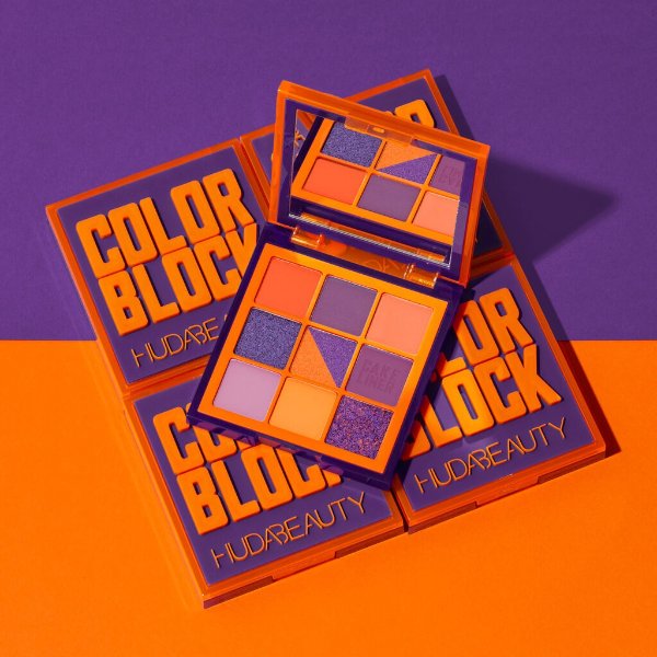Color Block Obsessions Palette: Purple & Orange | HUDA BEAUTY
