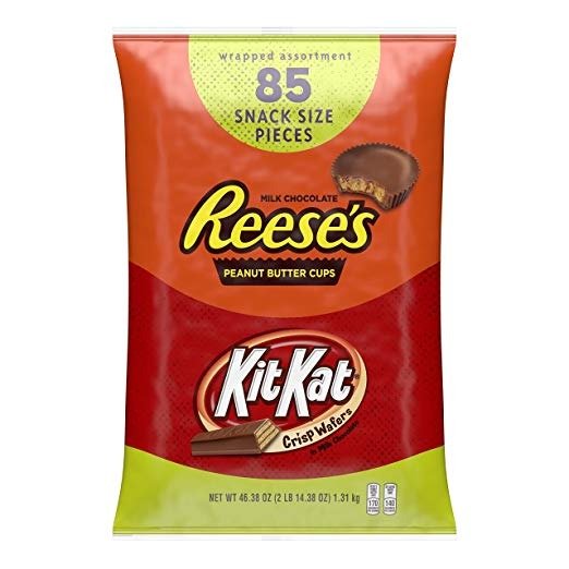 Reese's + Kitkat 迷你巧克力 85颗装