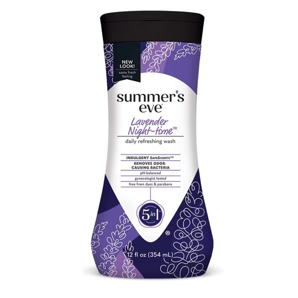 Lavender Night-time Daily Refreshing Feminine Wash, pH Balanced, 12 fl oz