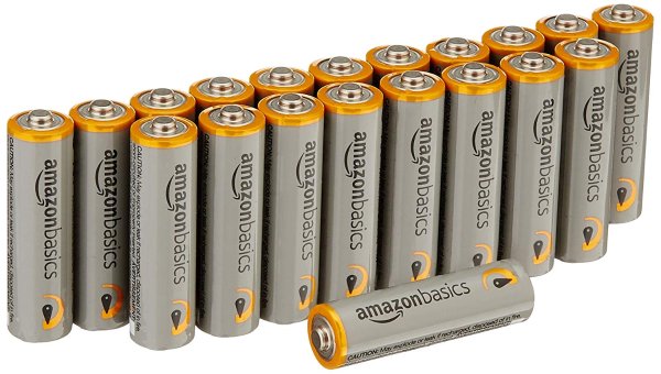 AmazonBasics AA 1.5 Volt Performance Alkaline Batteries - Pack of 20