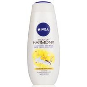 Nivea Touch Of Harmony Cream Oil Body Wash, Shea Butter & Vanilla Blossom, 16.9-Ounce Bottles (Pack of 3)