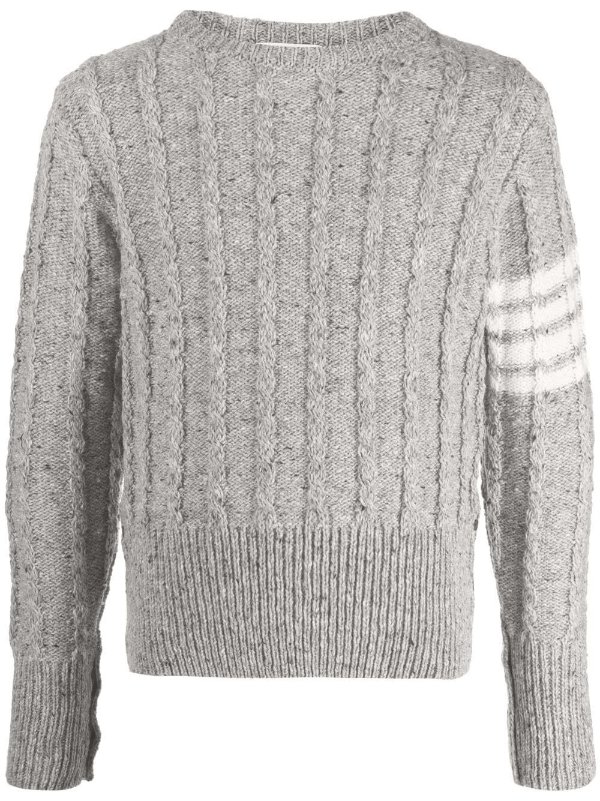 4-bar wool jumper